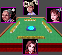 Super Nichibutsu Mahjong (Japan) In game screenshot